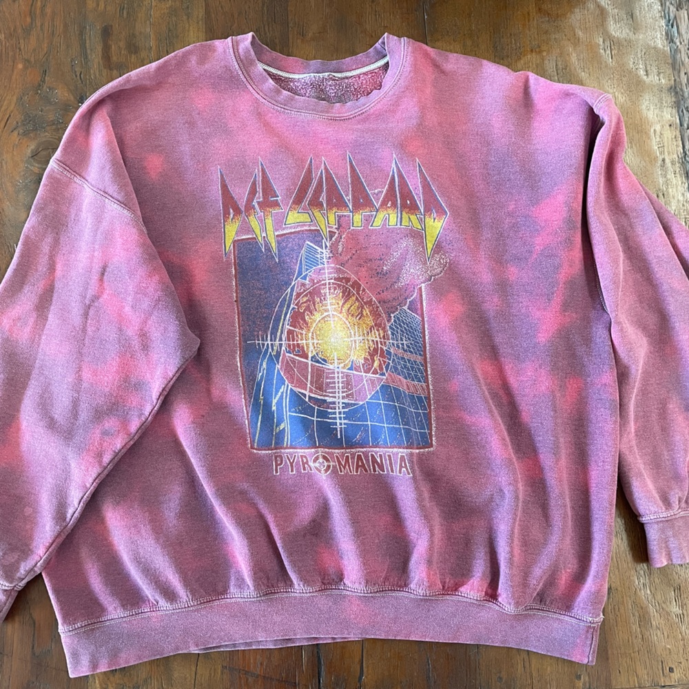 Urban outfitters Def Leppard sweatshirt